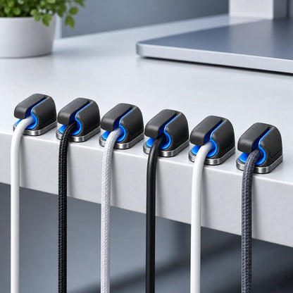 Magnetic Cable Clip Set — function