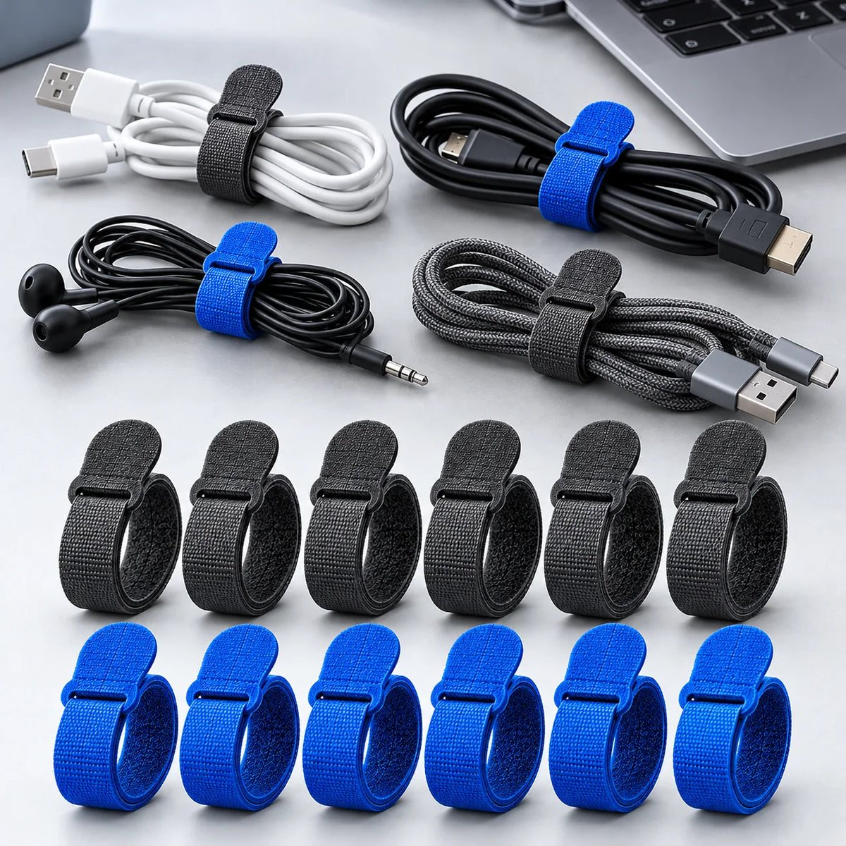 Reusable Cable Tie Set — function