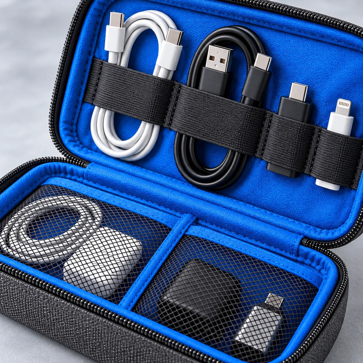 Tech Cable Organizer Case — detail