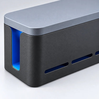 Ventilated Cable Management Box — detail